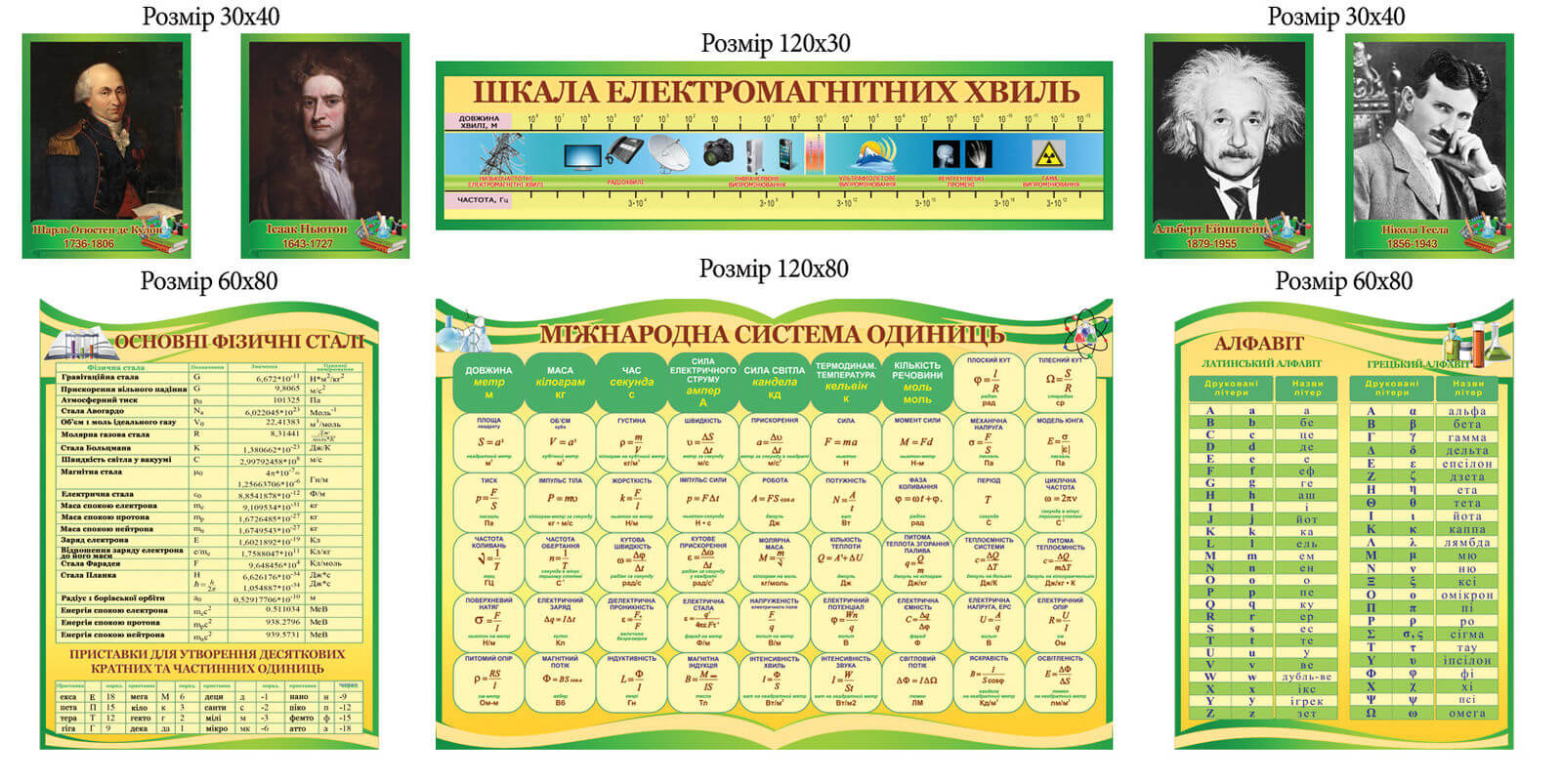 кomplekt-stendiv-dlya-kabinetu-fizyky-zelenyi