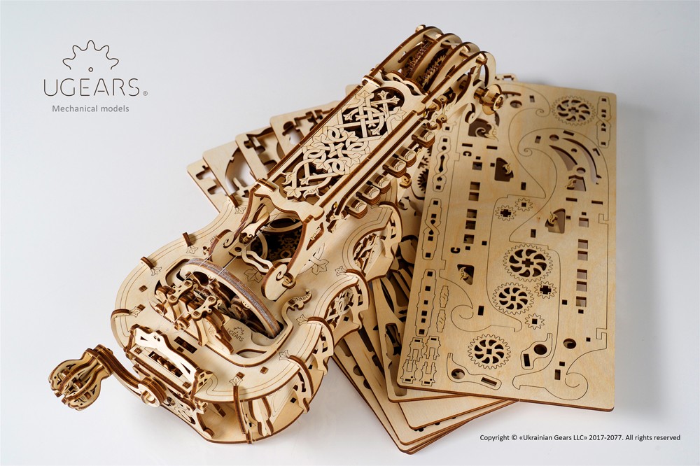 Ugears Hurdy-Gurdy _1